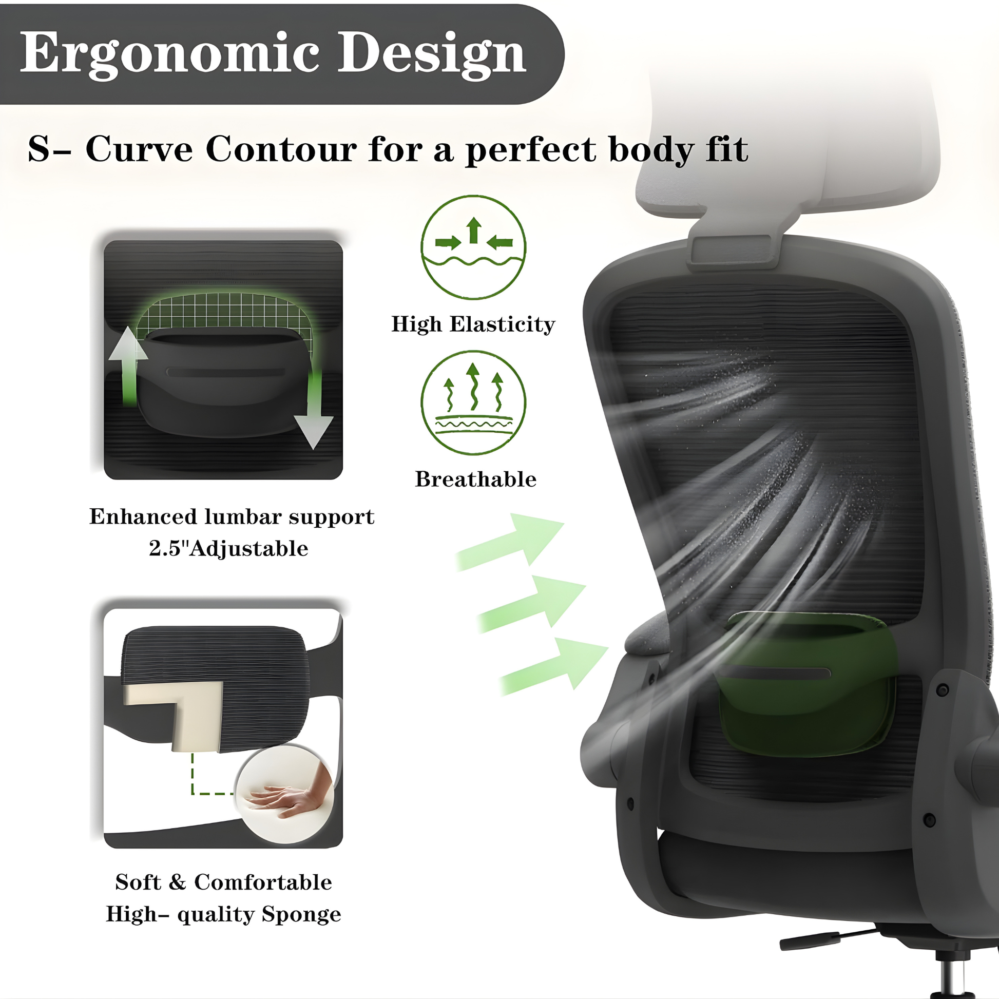 Ergonomic Office Chair for Superior Comfort