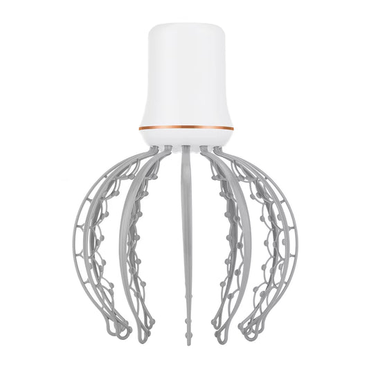 Premium Octopus Head Massager - Electric Scalp Massager with Heating Function Deep Tissue Massage for Stress Relief